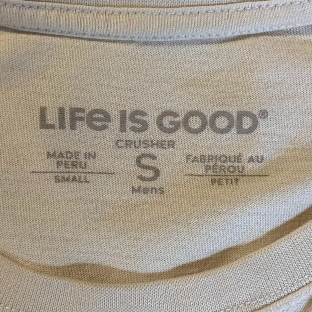 Life Is Good Women's Crusher Vintage Camper Trailer Crew Neck Short‎ Sleeve SZ S - Picture 6 of 12
